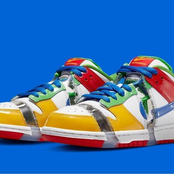 eBay x Nike SB Dunk Low Sandy FD8777-100 White Hyper Royal Mean Green Size 14​